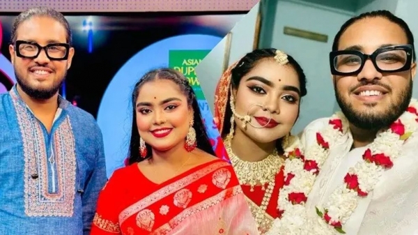 মসজিদে গিয়ে বিয়ে সারলেন গায়ক-গায়িকা দম্পতি